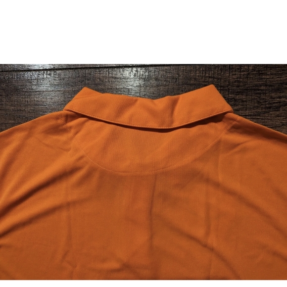 Zity Mens Polo Size XL Bright Orange NWT High Function Temp Control Muscle Move - Picture 16 of 16